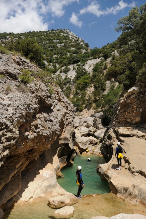 Balcès(Sierra de Guara, Espagne)- Débouché du canyon(canyoning)(MO-11-0210.jpg)