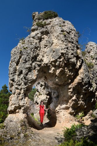 Site ruiniforme de Montpellier-le-Vieux (Causse Noir, Aveyron) - L'arc de triomphe(RR-21-0097)