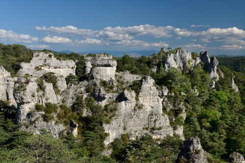 Site ruiniforme de Montpellier-le-Vieux (Causse Noir, Aveyron) - Rochers dolomitiques ruiniformes (RR-21-0124)