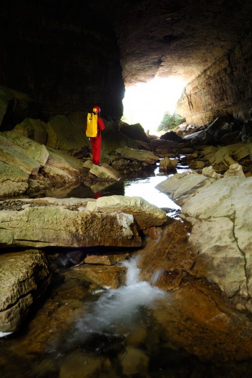 Abîme de Bramabiau (Gard)- Galerie d'entrée (SP-06-0139)