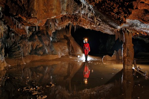 Grotte de Vitalis (Hérault)- Petit lac de la galerie finale(SP-06-0280)