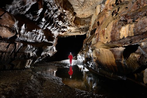 Bysci Scala Cave (Tchéquie, Moravie) - Spéléo dans rivière(SP-13-0793)