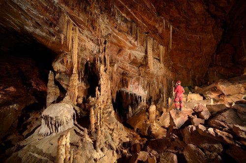 Martinska Jama (Slovénie) -  Salle concrétionnée(SP-13-1009)
