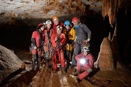 Stage de perfectionnement à la photographie souterraine avec le Spéléo Club de l'Aude (Février 2014)(SP-14-0219)
