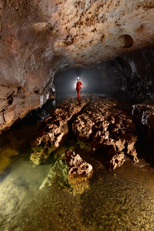 Rio Encantado(Porto Rico) - Galerie avec rivière souterraine(SP-14-0408)