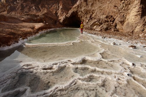 3N Cave(Namakdan, Qeshm, Iran) - Entrée de la grotte (résurgence de la rivière)(SP-15-0146)