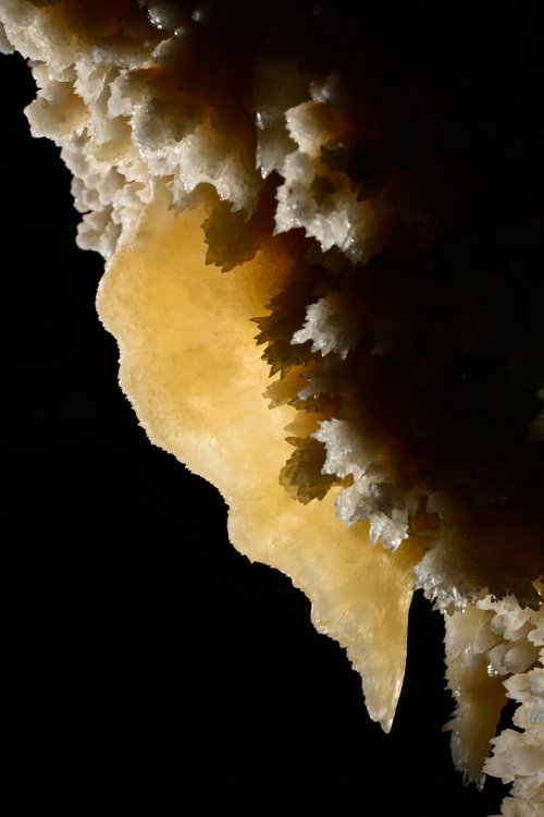 Nakhjir Cave (Delijan, Iran) - Stage de perfectionnement à la photographie souterraine organisé par l'Iran Mountaineering & Sport Climbing Federation - Stalactite / draperie(SP-15-0470)