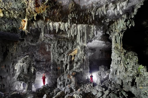 Buzluk Cave (Pinarbasi - Turquie) : Grande salle concrétionnée(SP-15-0811)