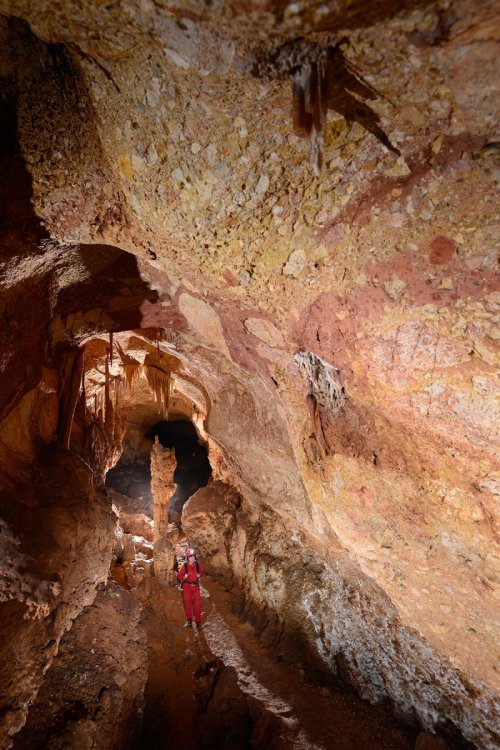 Cova Den Canet (Majorque, Baléares, Espagne) - Cavité dans les conglomérats(SP-15-1355)