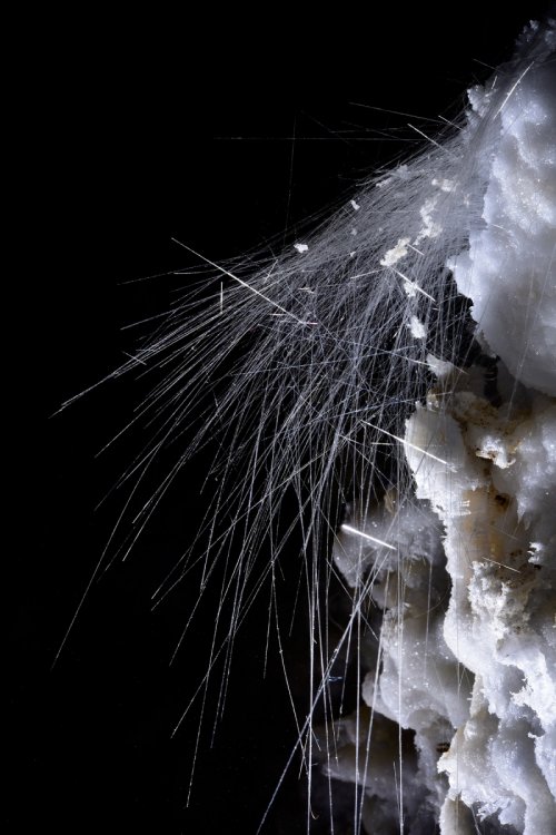 Puketiti Flower Cave (Nouvelle Zélande) - Fines aiguilles de gypse(SP-17-1049)