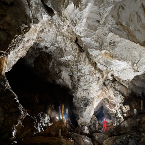 Pestera Topolnita (réseau supérieur) - Grande salle chaotique au début de la cavité(SP-18-1882)