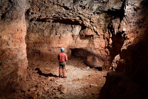 Grotte de Castelbouc - Siphon à sec en période d'étiage(SP-18-2046)