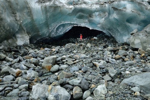 Grotte sous-glacière du glacier d'Arolla (Valais, Suisse) - Entrée(SP-19-1423)