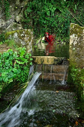 Résurgence de Saint Paul (Haute Garonne) - Entrée de la cavité(SP-20-1026)