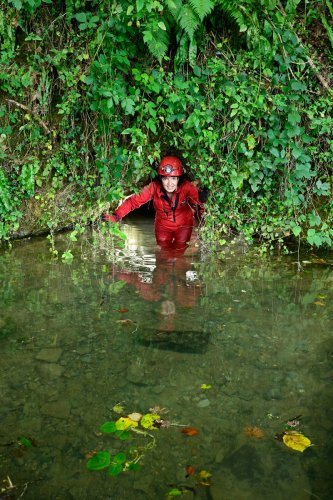 Résurgence de Saint Paul (Haute Garonne) - Entrée de la cavité(SP-20-1027)