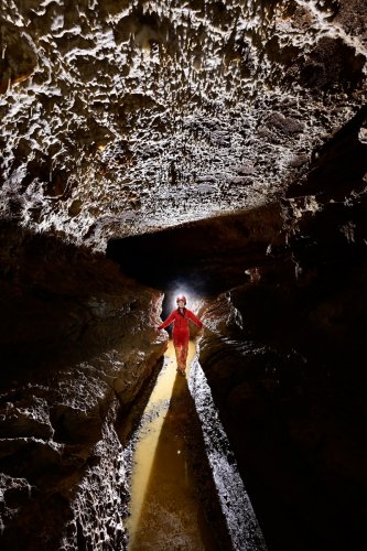 Résurgence de Saint Paul (Haute Garonne) - Rivière en étiage(SP-20-1036)