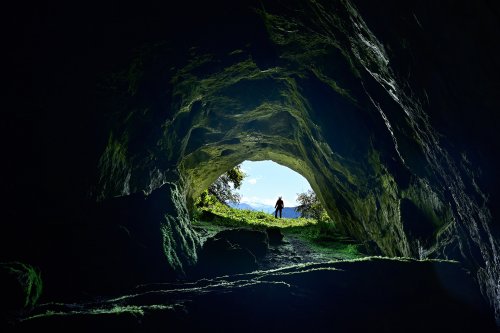 Grotte de Rieussec (Haute Garonne) - Porche d'entrée (SP-20-1072)