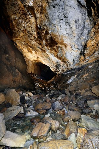 Gouffre de la Pierre Saint-Martin (Pyrénées Atlantiques - Salle Chevalier (partie centrale)(SP-21-1546)