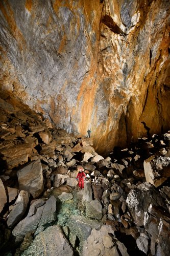 Gouffre de Pierre Saint-Martin - Salle Chevalier (partie aval)(SP-21-1906)