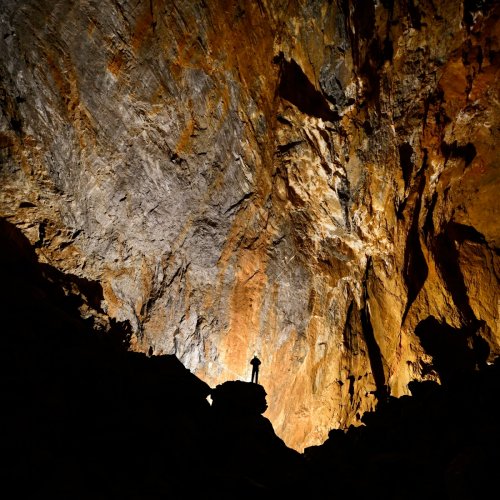 Gouffre de Pierre Saint-Martin - Salle Chevalier (partie aval)(SP-21-1912)