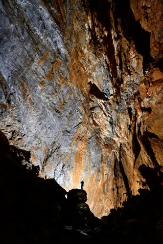 Gouffre de Pierre Saint-Martin - Salle Chevalier (partie aval)(SP-21-1913)