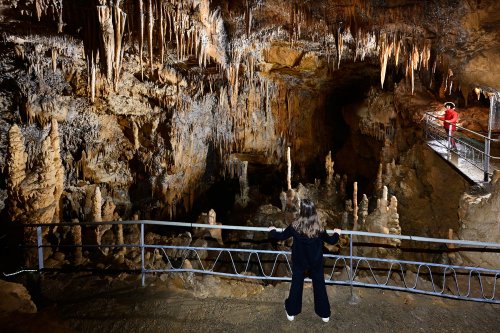 Grotte de Foissac (partie touristique) - Grande salle concrétionnée(SP-22-1201)