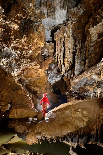 Grotte de Foissac (réseau FFS) - Grande galerie concrétionnée(SP-22-1209)