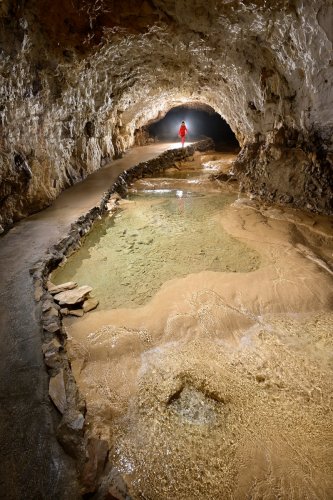 Grotte de Choranche (Isère) - Partie touristique : la galerie Serpentine(SP-23-0274)