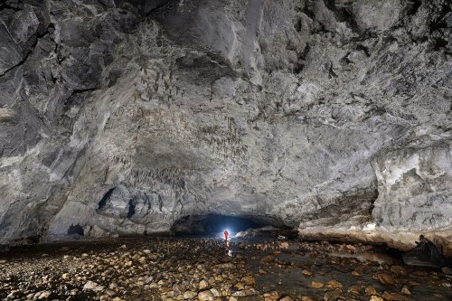 Mali Naravni most  (Slovénie) - Parcours souterrain du Rak.(SP-24-1905)