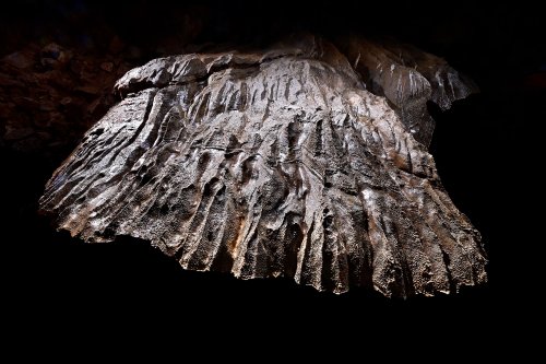 Milada cave (Slovaquie) -  Roche avec rainures d'érosion(SP-24-1945)