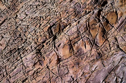 Gcwihaba cave (Botswana) - Détail d'une paroi avec oxydation de la roche (détail)(SP-25-1108)
