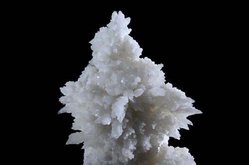 Grotte de Geophysicheskaya (Turkménistan) - Détail de cristaux de gypse au sommet d'une stalagmite(SP-26-0761)