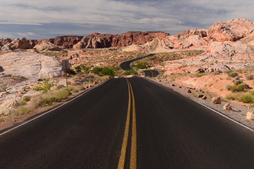 Valley of Fire State Park (Nevada, USA)- route vers Rainbow Vista(VO-14-1209)