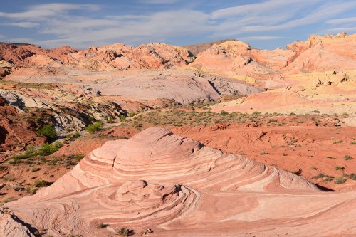 Valley of Fire State Park (Nevada, USA)- the Wave
(VO-14-1381)