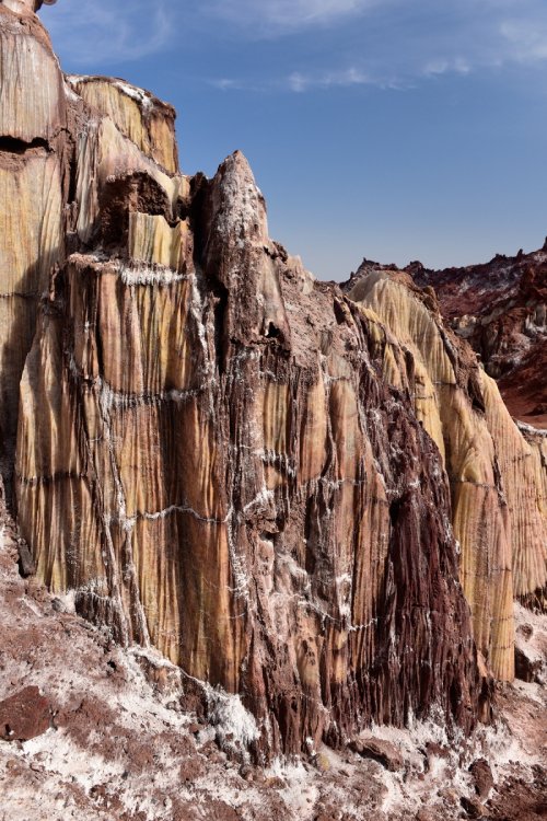 Iran (île d'Hormoz) - Site de Kouh Sorkhe : bloc de sel(VO-16-0150)