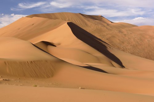 Désert du Badain Jaran (Chine, Mongolie Intérieure) - Versant sud de la dune de Bilutu(VO-16-1147)