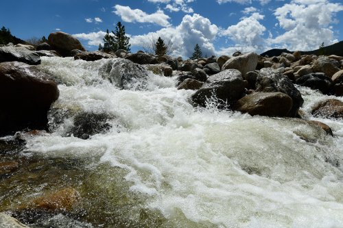 Rocky Mountains National Park (Colorado, USA) -  Roaring River à Alluvial Fan(VO-18-0465)