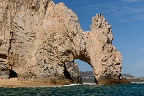 Cabo San Lucas (Basse Californie, Mexique) - Pointe rocheuse avec arche naturelle  à l'extrême sud de la péninsule(VO-19-0024)