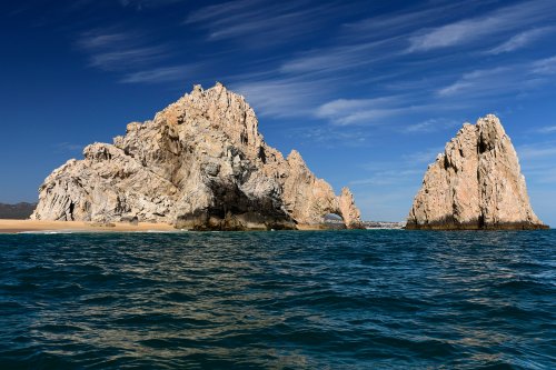 Cabo San Lucas (Basse Californie, Mexique) - Pointe rocheuse avec arche naturelle  à l'extrême sud de la péninsule(VO-19-0034)