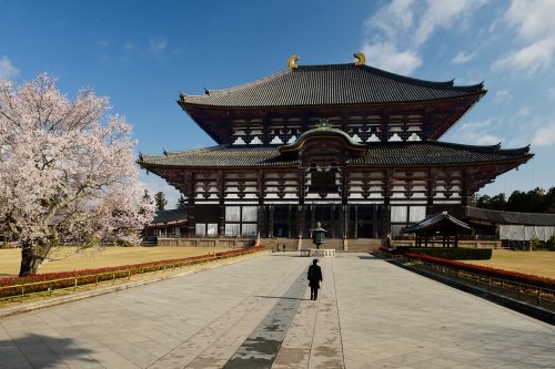 Nara (Japon) - Temple de Todai-ji(VO-19-1090)