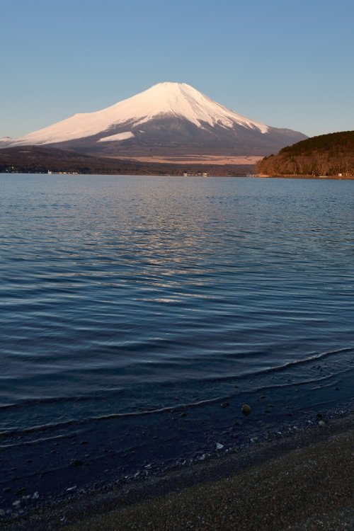 Mont Fuji (Japon) - Mont Fuji  vu depuis le lac Yamanakako (VO-19-1177)