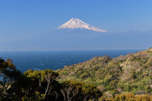 Péninsule d'Izu ( Japon) - Mont Fuji vu  de la péninsule(VO-19-1341)