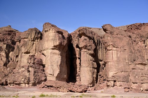 Parc national de Timna (Israël) - "Solomùon's Pillars" (les piliers de Salomon)(VO-23-0295)