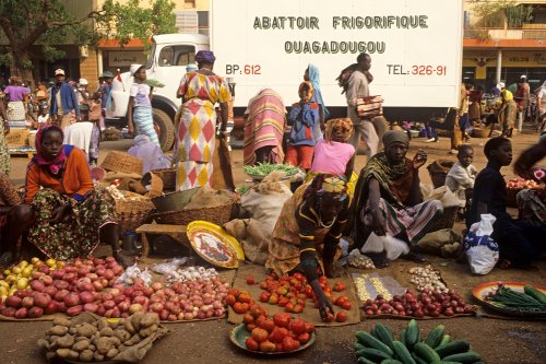 Burkina Faso - Marché de Ouagadougou(Voy-01442)