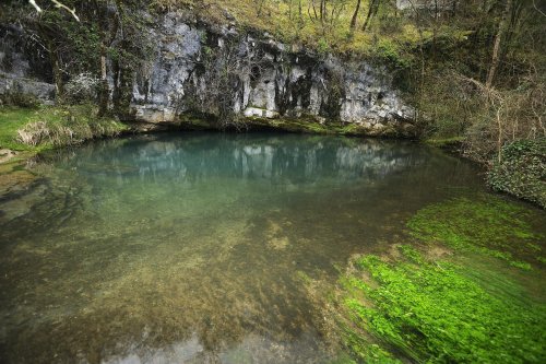 Source Saint Georges (résurgence de Padirac, Lot)(H 10-0021)