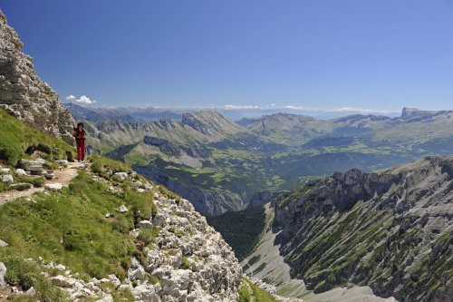 Montée au Pic d'Obiou (Hautes-Alpes)(M 08-0104)