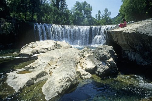 Barrage sur la Vis (Saint-Laurent le Minier, Gard)(M 3683)