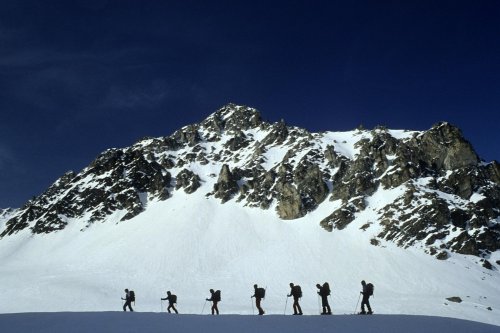 Ski de randonnée - Massif du Thabor (Hautes Alpes) (M 4145)