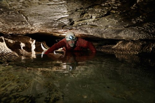 Lower Long Churn (Ingleton, Yorkshire) - Ramping dans l'eau(SP 11-0354)