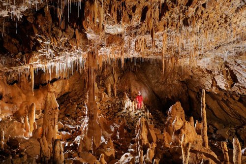 Predjama (Slovénie) - Salle avec concrétions(SP-12-0397)